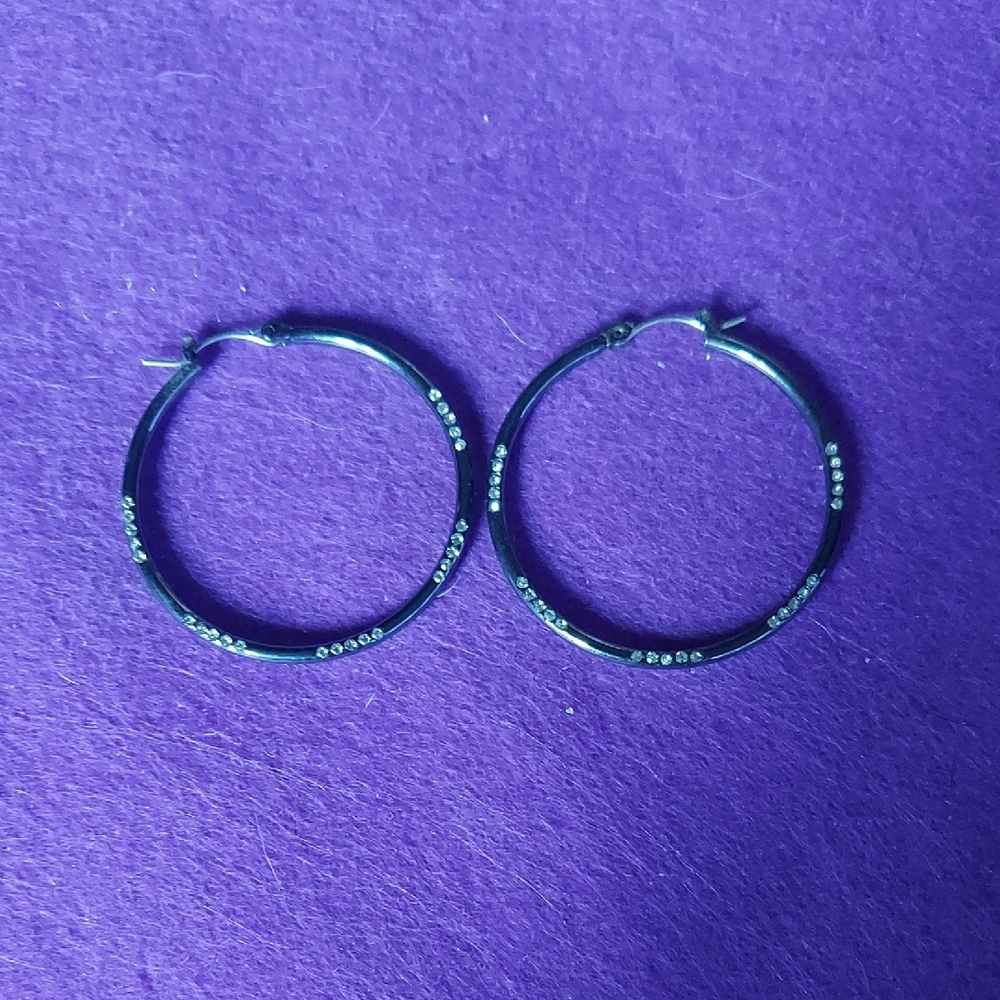Elegant Silver Hoop Earrings